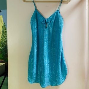 vintage boho silk slip dress